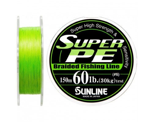 Плетенный шнур SUNLINE SUPER PE  8Ib 0.148mm 150m 4kg Light Green