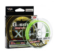 Плетеный шнур G-soul X8 UPGRADE 200m 25Lb 1.2 зеленый