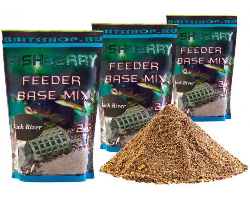 Прикормка "FISHBERRY" Feeder - Black River 2 кг.