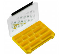 Коробка для приманок Pontoon21 Lures Chillout Box 205x145x28, желт./верх прозр.
