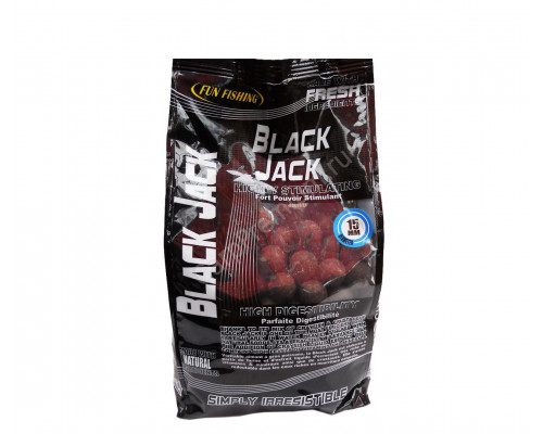 Boilies Black Jack 1kg 15mm  ракообразные и  рачки