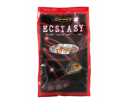 Ecstasy - Bouillettes - 800g - 16mm - Mussel Peach  бойлы ( мидии персик )
