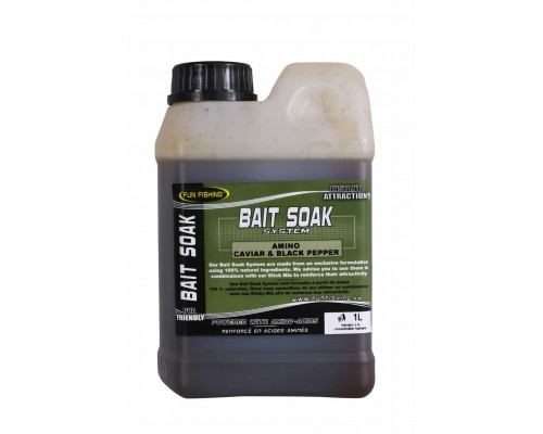 Bait Soak System - 1L - Caviar & Black Peppe  высокоаттрактивный сок для прикормки