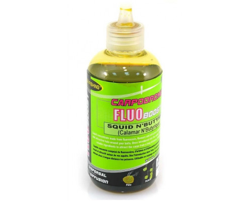 Fluo Booster - Squid N Butyric - 200ml высокоатрактивный флюро ликвид для прикормки