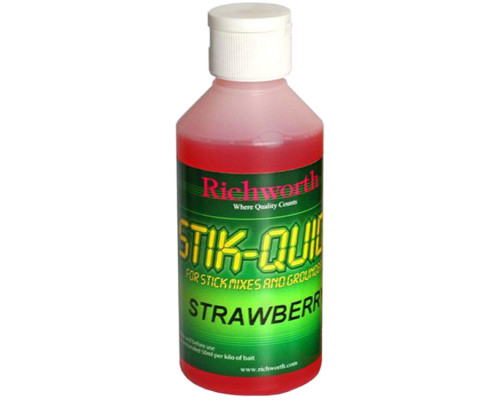 250ml Stik-quid's Strawberry  жидкий аттрактант для прикормки