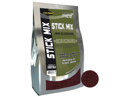 Stick Mix1 kg Amino Bloodworm  прикормочная смесь