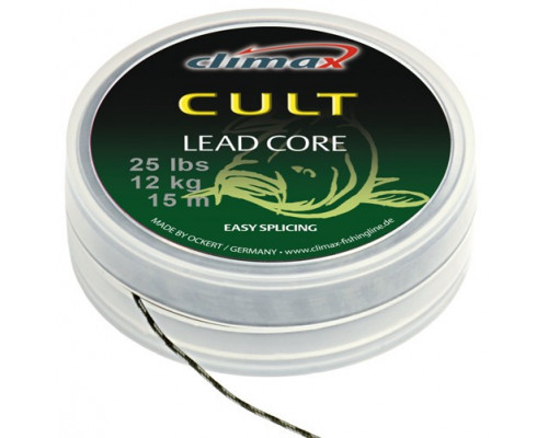 Ледкор Climax CULT Leadcore 10 m, 45 lbs, 20 kg, silt