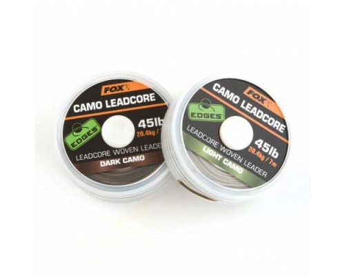 EDGES™ Camo Leadcore - Dark Camo 45lb - 7m  противозакручиватель