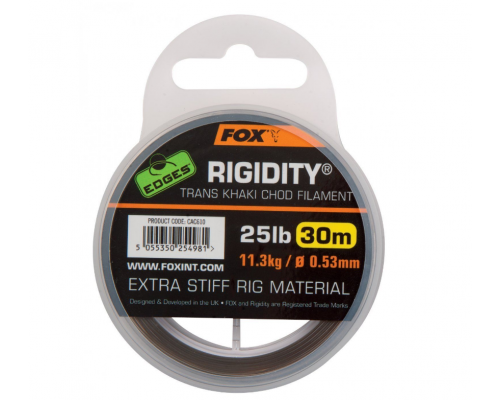 EDGES Rigidity - Trans Khaki 25lb / 0,53 30m поводковый моно материал