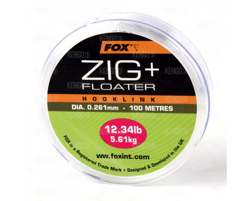 Zig & Floater Hooklink 0.26mm  100 m   леска для оснастки "Zig-Rig"