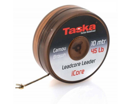 Лидкор TASKA iCore 45lb 10m Brown