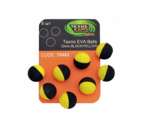 Texno EVA Balls 10mm black/yellow уп/8шт